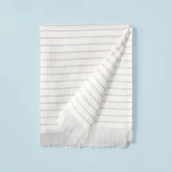 Allover Stripe Matelassé Throw Blanket - Hearth & Hand™ With Magnolia -Hearth and Hand With Magnolia Store GUEST f77263e9 60e6 4ce4 b9a6 03d945cb225b